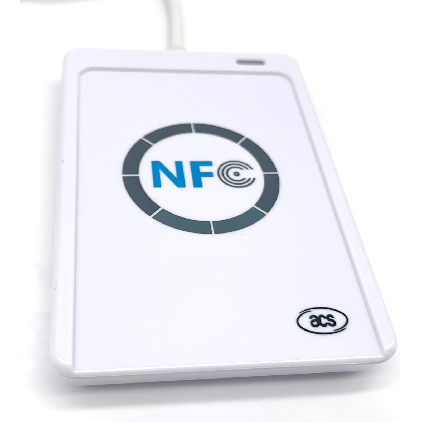 Lettore NFC,Lettore Smart Card Firma Digitale NFC Reader Writer Lettore Scrittore RFID e NFC Lettore Cie NFC ACR122U ISO 14443A/b Software Gratuito in Bianco NFC Card Lettore Cie USB
