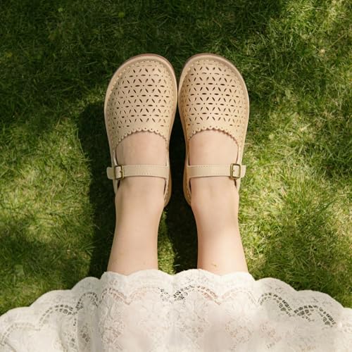 Image of THEE BRON Toddler Girls Espadrilles Sandals Hollow Out Rustic Dress Shoes