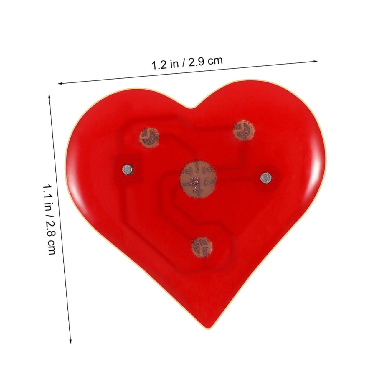 36stücke Teiliges Roter Herz-broschen Für Valentinstag Leuchtende Anstecknadeln Für Frauen Für Partys Und Festliche Anlässe Als Romantisches Und Dekoration