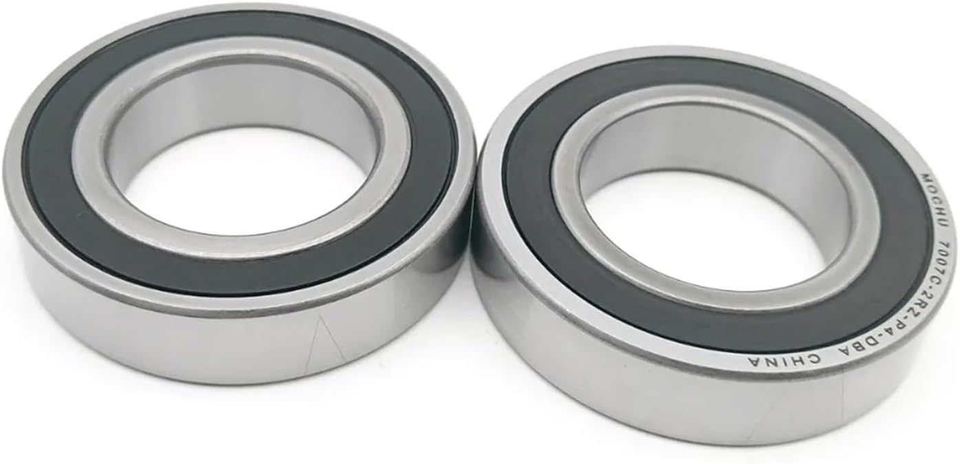 1 Pair 7007C 2RZ 35x62x14 35x62x28 Sealed Angular Contact Bearings Spindle