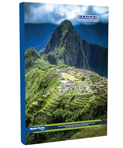 Image of KAANUKA Long Size Notebook - 172 Pages, Unruled, Plain, Long Size - 27.2cm X 16.7cm, Pack Of 6 Notebooks, Long Size Unruled Notebooks for School and College Students