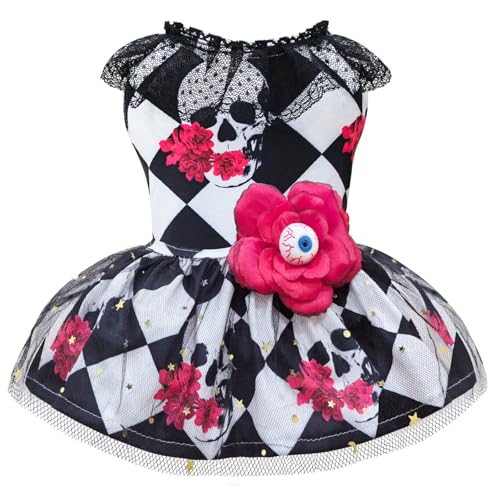 Disfraz de Halloween Esqueleto para Perro Pequeño S