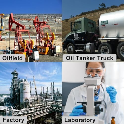 Brass Fuel Tank Bottom Sampler - Industrial Oil Analysis Kit with 500ml Liquid Collection Bottle for All Tank Sizes - Durable Oil Sampling Tool