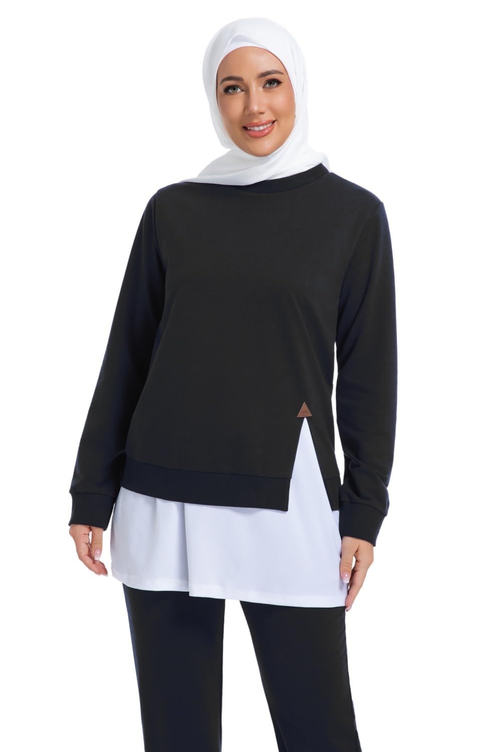 Muslima Sportkleidung Langarm als Freizeit Outfit für Damen Freizeit und Herbst