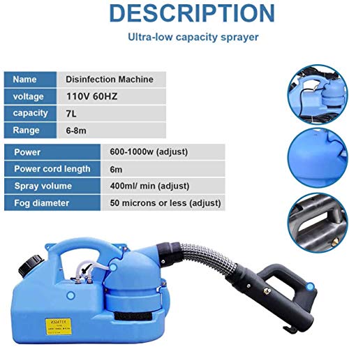 Gakus Electric Ulv Sprayer Portable Fogger Machine Disinfection Machine For Garden Home Ultra Capacity Spray Machine #TOP1