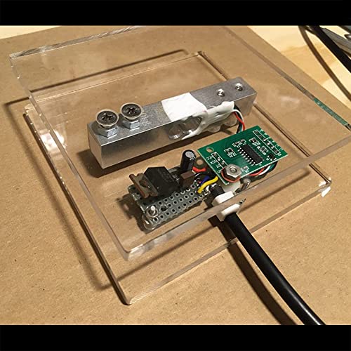 shanghj 4 sets digital load cell weight sensor  hx711 adc module weighing sensor for arduino diy portable electronic kitchen scale kit 5kg