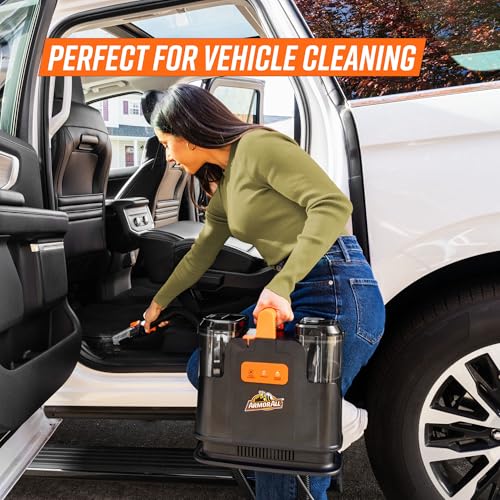 Image of Armor All Heated Spot Cleaner for Carpet & Upholstery, Portable Deep Cleaner with Auto Detail Tools for Cars, Pets, Area Rugs & Couches- SCB1001H 0901
