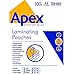 Apex - Bolsas para Laminador, A4, 100 Piezas