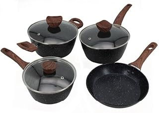 Conjunto de panelas antiaderente com fundo triplo de indução 4 peças p