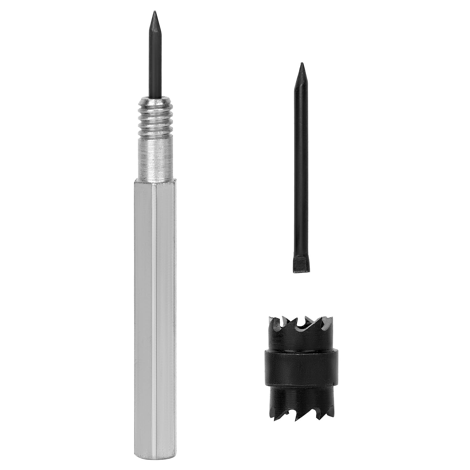 QWORK® 13 sztuk wierteł do spawania punktowego, 3/8" ostrze do spawania punktowego z chwytem sześciokątnym, do cienkich płyt ze stali nierdzewnej, żelaza i aluminium