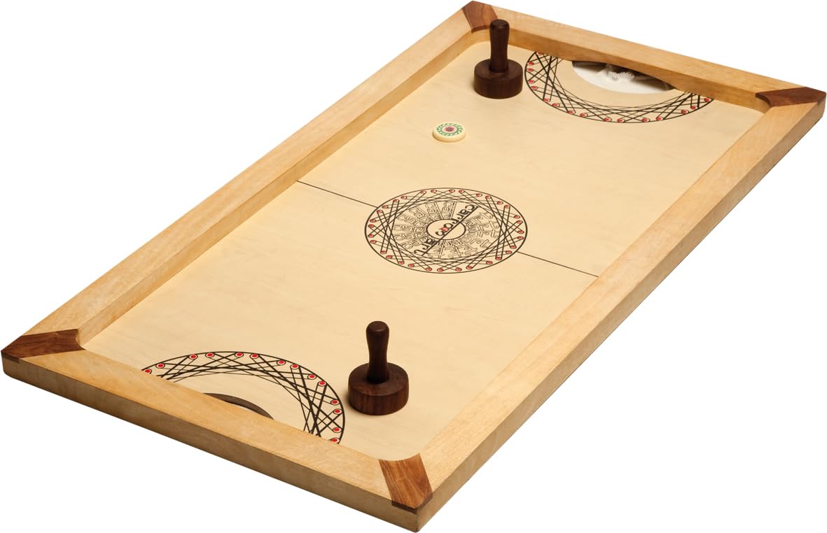 Carrom Art | Le Shuffle Puck ou Air Hockey Mango - 90 x 45 cm