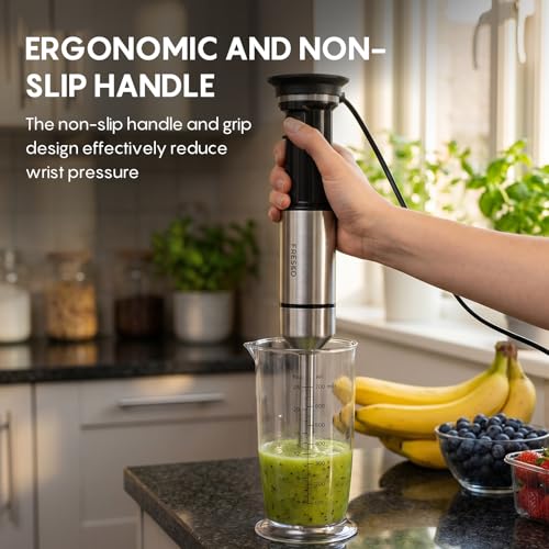 FRESKO Variable Speed Trigger lmmersion Blender Handheld with 24oz Beaker - image 4