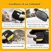 KQUQK Cat Shedding Tools，Pet Hair Remover Electrostatic, Reusable for Pets Deshedding (Black167)