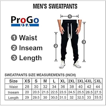 Pro Cube Men's Casual Jogger Sweatpants 