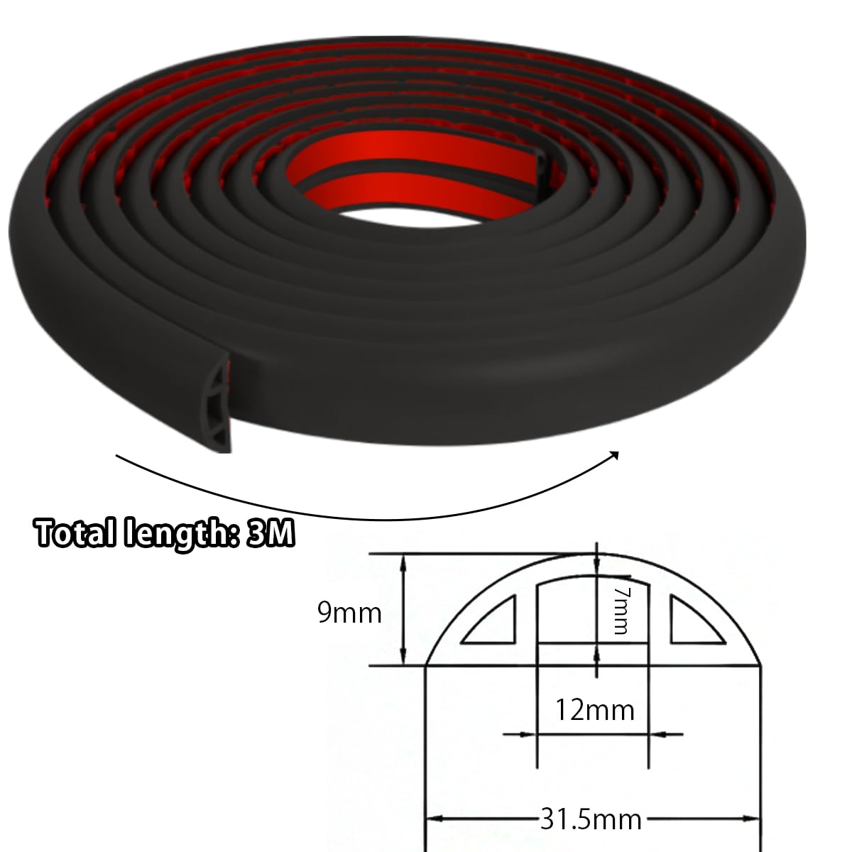 Canalina Passacavi Pavimento Calpestabil Protezione Cavi per Uffici e Concerti Prevenzione Rischi d'Inciampo - 3