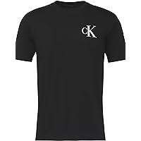 Calvin Klein Uomo T-Shirt Maniche Corte Left Chest Logo Tee Slim Fit