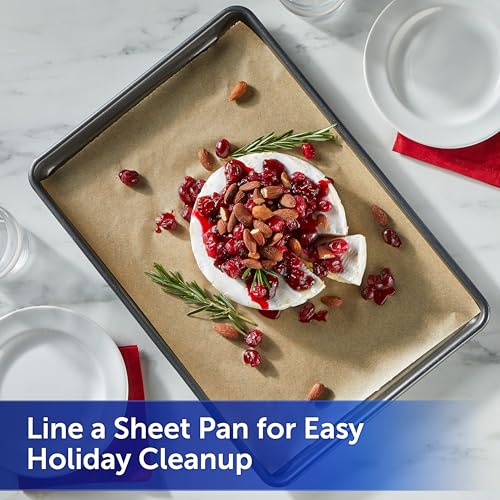 Reynolds Kitchens Unbleached Parchment Paper Roll, Non Stick Parchment Paper for Cooking and Baking, Oven Safe up to 425 Degrees, Chlorine-Free, 45 Feet x 12 Inches, 45 Total Sq. Ft. image 4