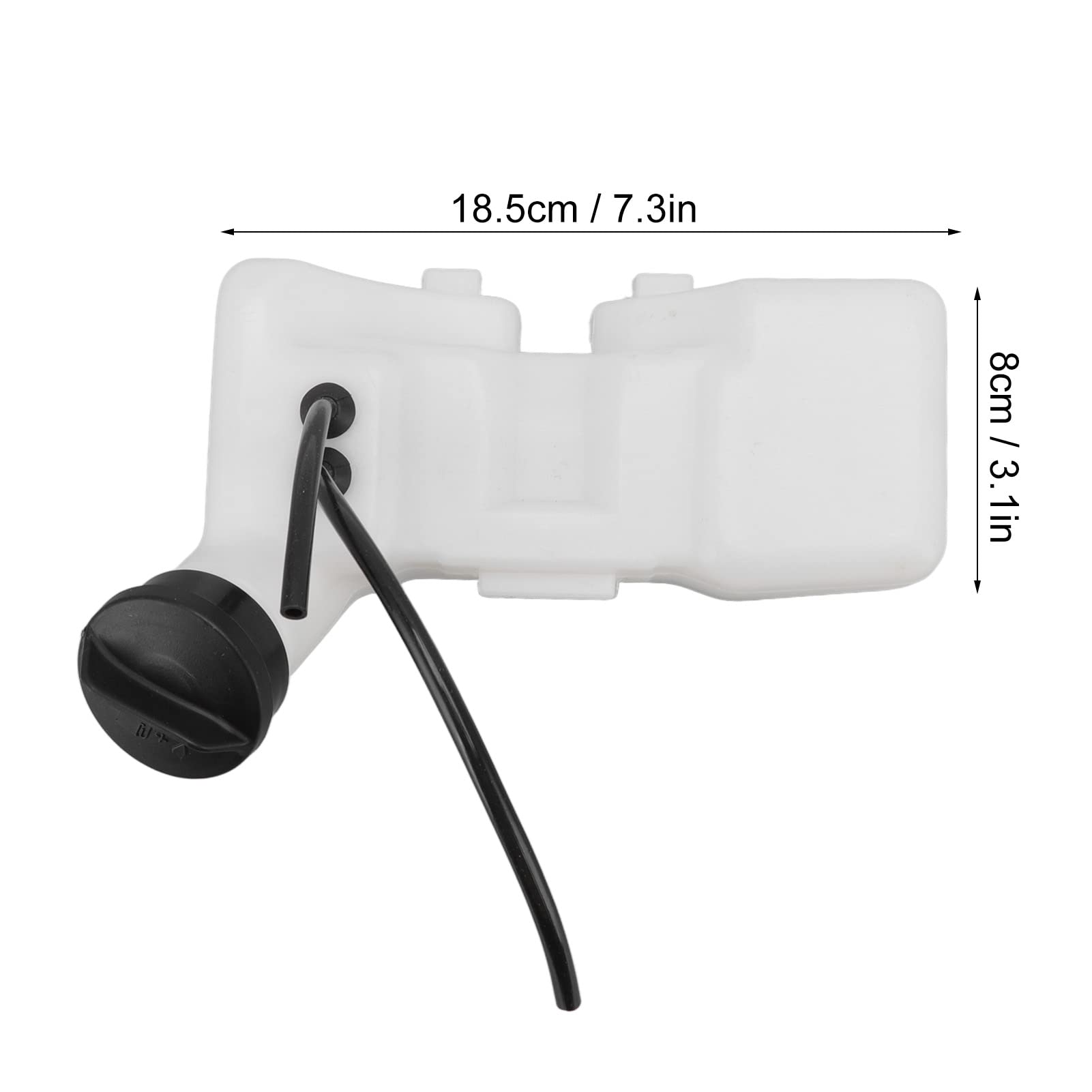 TOPINCN Tanque De Gasolina Para Recortadora – Repuesto Compatible Con FS80 FS75 FS76 FS74 FS72 FS85 – Material De PC – 18.5 X 8 Cm