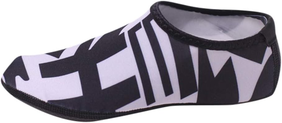 Water Shoes Sale Sunday77 Flat Print Patchwork Stretch Fabric Barefoot Sport Gym Quick Dry Lightweight Anti-Slip Exercise Beach Yoga Shoes Beige