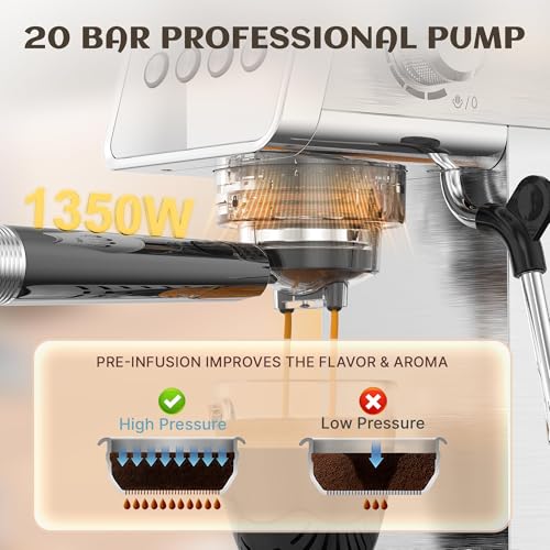 Professional Espresso Machine with Milk Frother