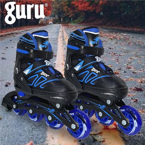 Image of GURU Inline Skates, Inline Skates Wheels for Kids & Adults Medium Size in-line Skates