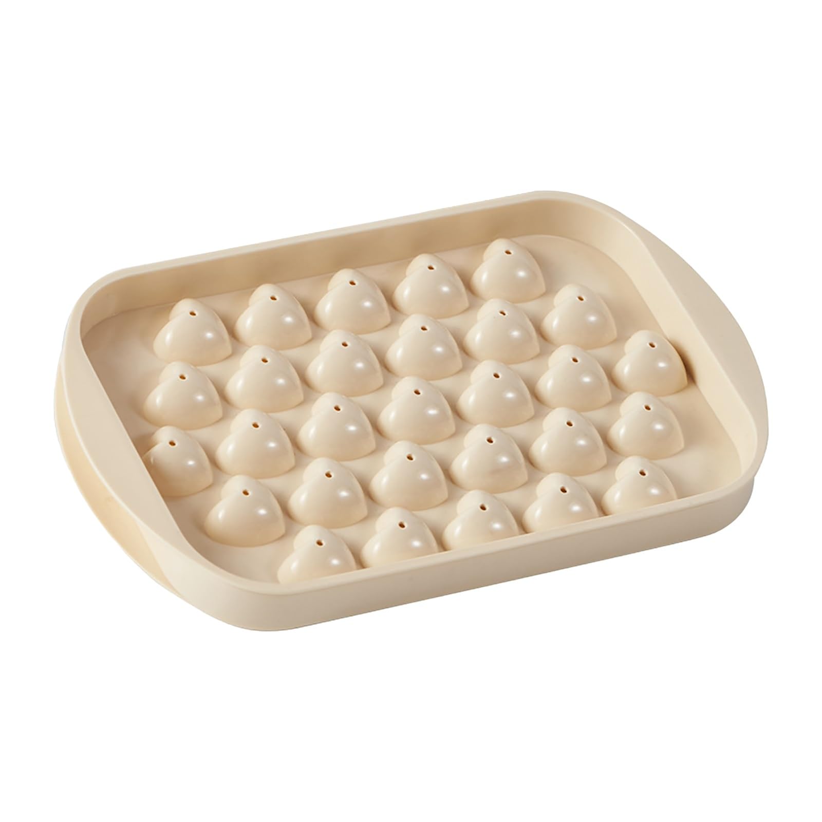 29 Cavidades, Molde Helado con Forma de Corazón, Moldes para Helados | Seguras y Reutilizables, Fáciles de Limpiar, para Café, Whisky y Cócteles(White)