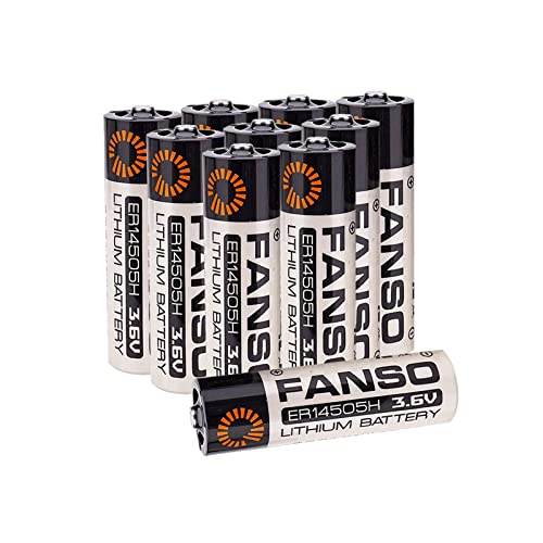 STEPMAX (10 Pack ER14505H 3.6V Lithium Battery 2700mAh ER14505 LS14500 Non-Rechargeable Battery…