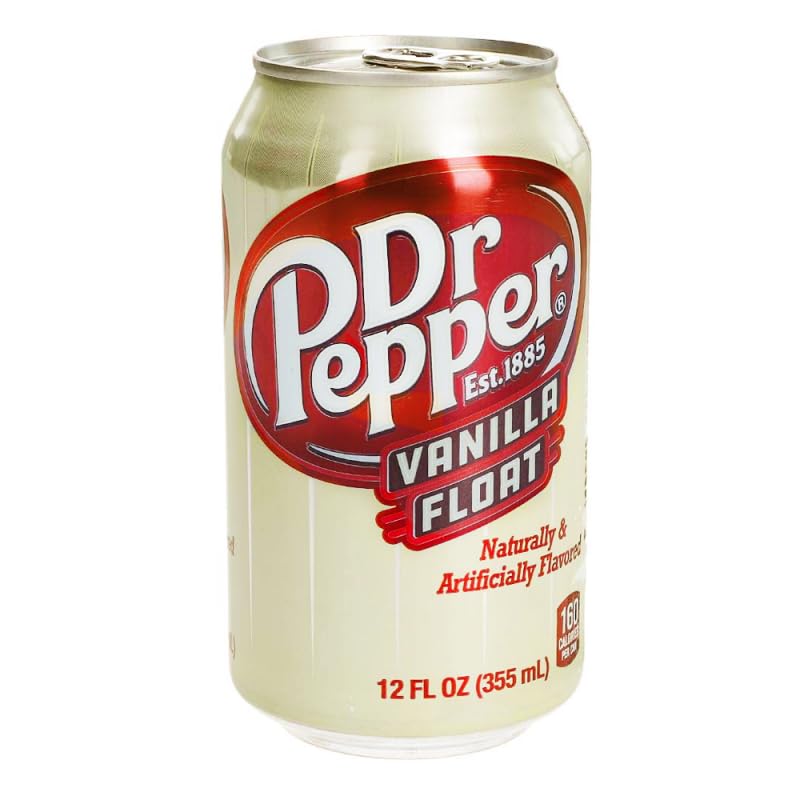 Dr Pepper Vanilla Float 12oz cans (pack of 24)