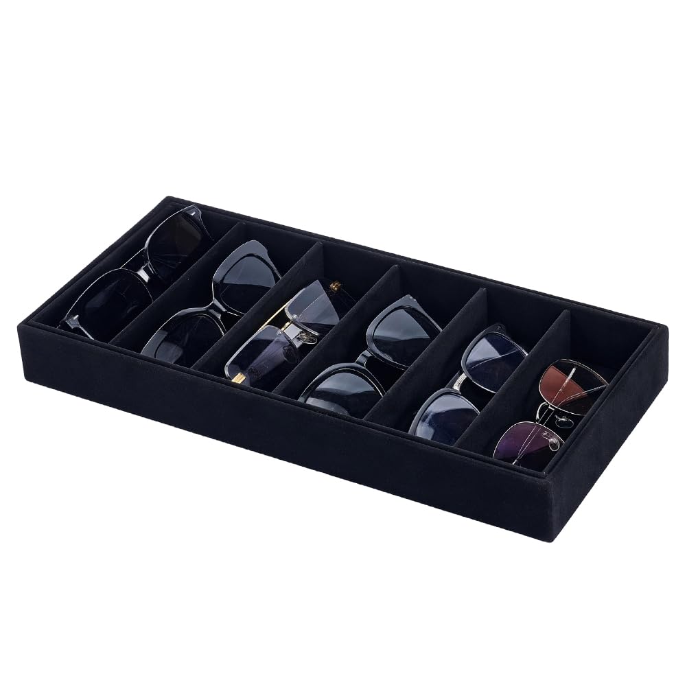 Plateau de rangement velvet pour lunettes : organisez votre coiffeuse