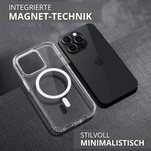 JProtect iPhone 15 Pro Max için Kılıf Magsafe için (Üstün Koruma ve Mıknatıs Gücü) Manyetik Cep Tele