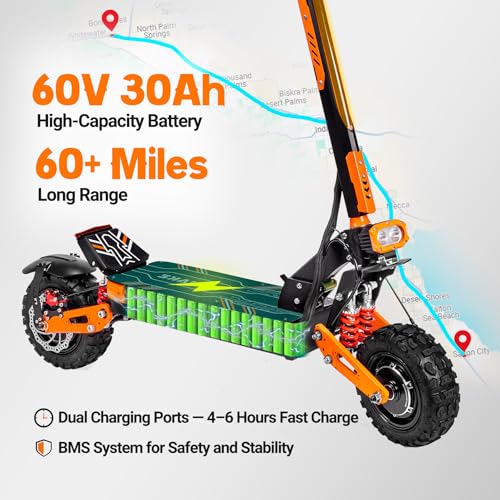 ZSNAKE Electric Scooter for Adults High Power 5600W Dual