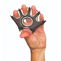 Vista 7 de CanDo 10-0775 Paquete de ejercitador de mano Digi-Extender, negro, 15 piezas