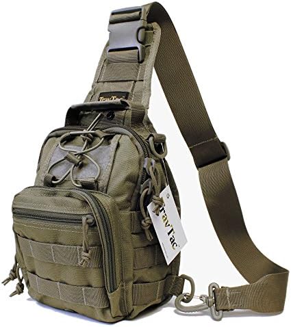 TravTac Stage I Small Premium EDC Tactical Sling Pack 900D