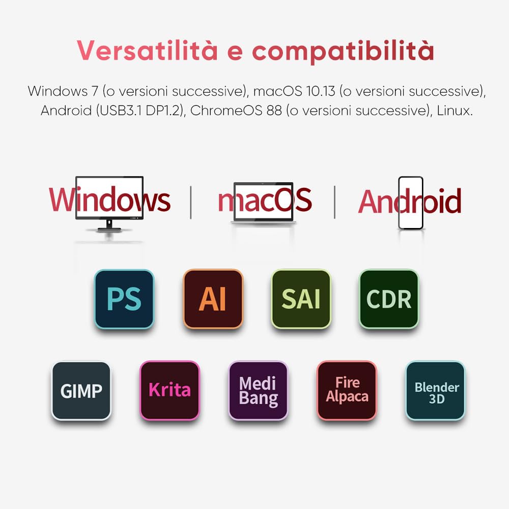 XPPen Tavoletta Grafica con Schermo Artist 15.6 Pro V2 display da 15,4 pollici, 16K livelli di pressione, 8 tasti rapidi e rotellina rossa, Supporto pieghevole incluso