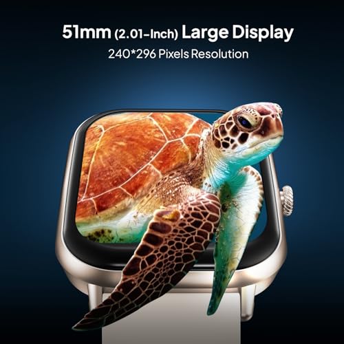 Image of Fire-Boltt Ninja Call Pro Max Bluetooth Calling Smart Watch, 2.01″ HD Display, 120+ Sports Modes, Health Suite, AI Voice Assistance, SpO2 & Heart Rate Monitor Smartwatch for Men & Women - Starlight