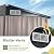 OC Orange-Casual 5 x 3 FT Outdoor Storage Shed, Metal Garden Tool Shed, Outside Sheds & Outdoor Storage Galvanized Steel w/Lockable Door for Backyard, Patio, Lawn, Brown