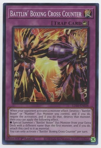 Battlin' Boxing Cross Counter LD10-EN038 - Super Rare - 1 edición