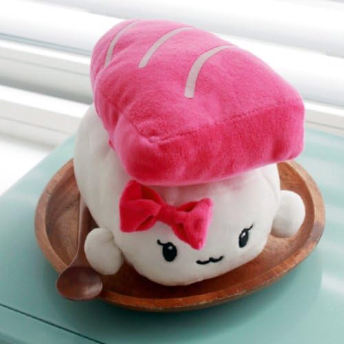 New Decorative Cushion Small Pink Salmon Sushi Plush Pillow