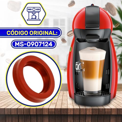 Miniatura 2 de Junta Para Depósito De Agua Para Cafetera Capsulas Con Código Original Ms-0907124 Para Krups Para Rowenta Para Calor - Garantía De 10 Años - Monteral
