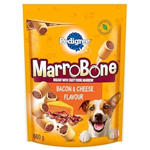 PEDIGREE MARROBONE Dog Treats – Bacon & Cheese Flavour – 680g Pouch
