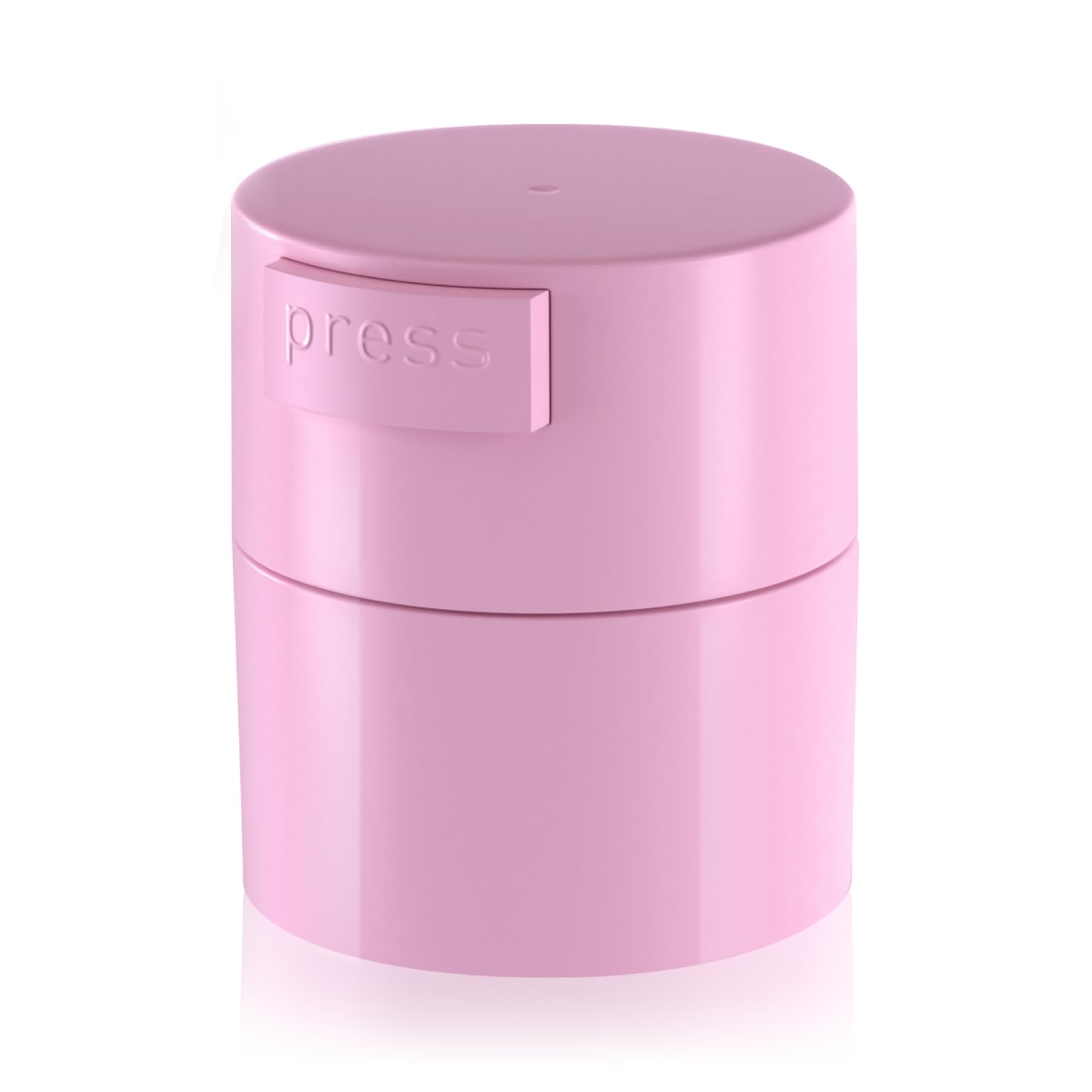 Eyelash Glue Storage Container, Pink Sealing Extension Eyelash Glue Jar Storage Tank with Bottom Sealed Adhesive Stand Activated Storages for Eyelashes Extension (Pink)