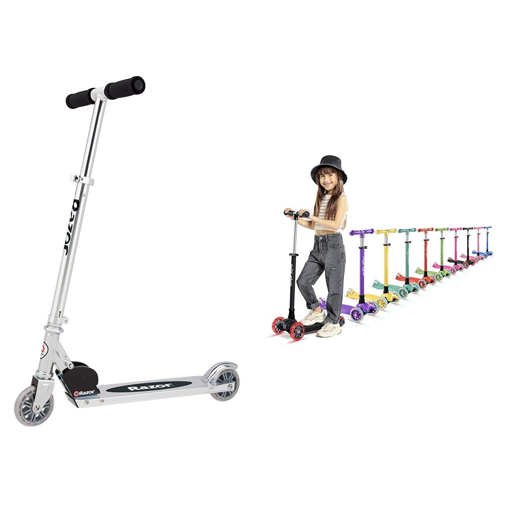 Amazon.com : Razor A Kick Scooter for Kids - Lightweight, Foldable
