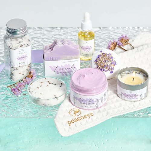 Gifts-for-Women-Spa-Lavender-Bath-Gift-Baskets-Mothers-Day-Gifts-Relaxing-Self-Care-Gift-for-Mom-Her-Sister-Wife-Auntie-Home-Bath-Kit-Care-Package-Birthday-Friendship-Gift-Ideas Gifts for Women Spa Lavender Bath Gift Baskets Mothers Day Gifts Relaxing Self Care Gift for Mom Her Sister Wife Auntie Home Bath Kit Care Package Birthday Friendship Gift Ideas