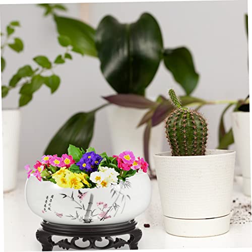Croissance pot de pépinière petit vase céramique bleu - 8