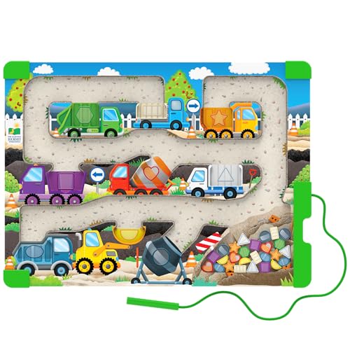 Sort & Learn Magnetic Puzzle - Shapes (New), Bright, Vibrant, 40 pieces, 11x15 inches - Image 2