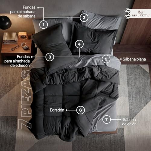 Opiniones y reviews de Juegos de edredones del mes. 6 Juegos de edredones marca REAL TEXTIL (3)