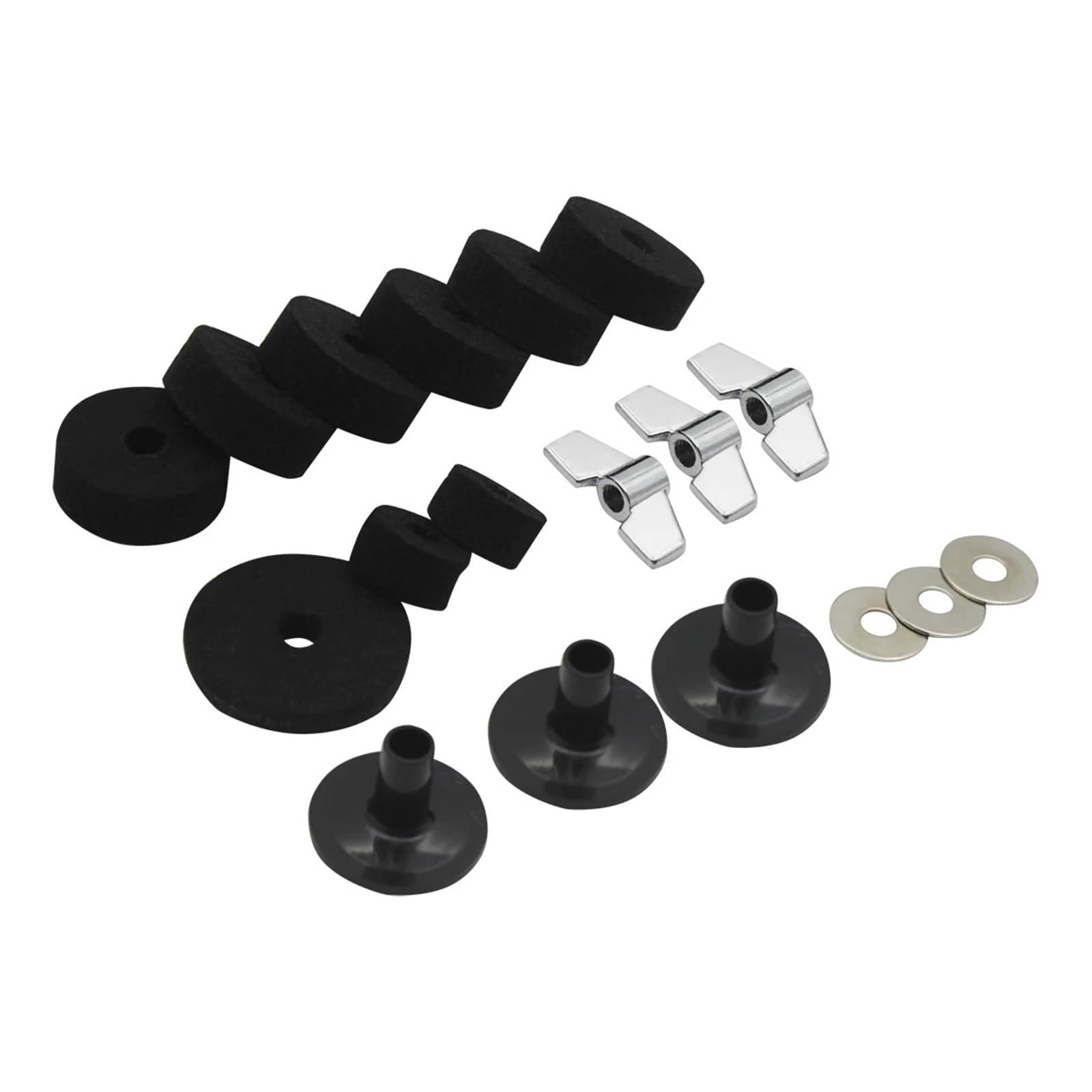 Soporte For Platillos, Almohadillas De Fieltro, Mangas, Tuercas