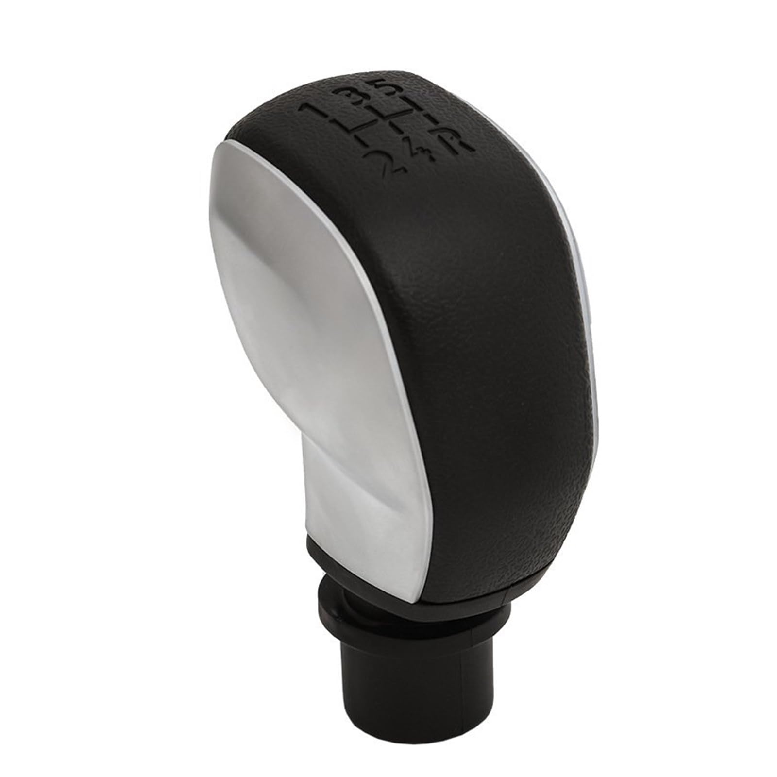 ZYINCEN Speed Gear Shift Knob for Citroen C1 C2 C4 5 Speed Manual Transmission Shift Knob Head Rod Replace(Silver)