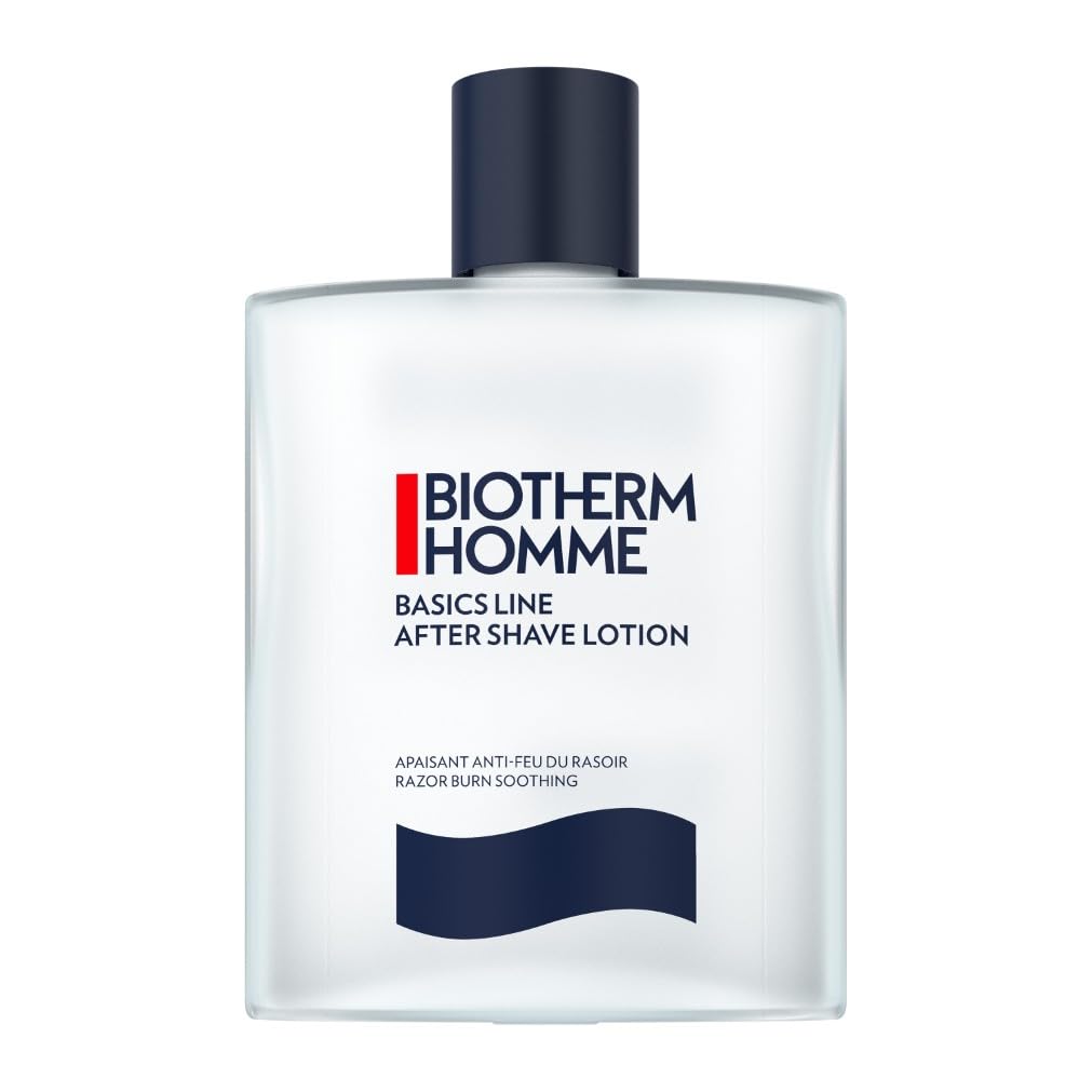 Biotherm Homme, Basics Line Loción After-Shave para Hombre, Refrescante y Anti-irritaciones, Calma las Irritaciones del Afeitado, Enriquecida con Life Plankton, 100 ml