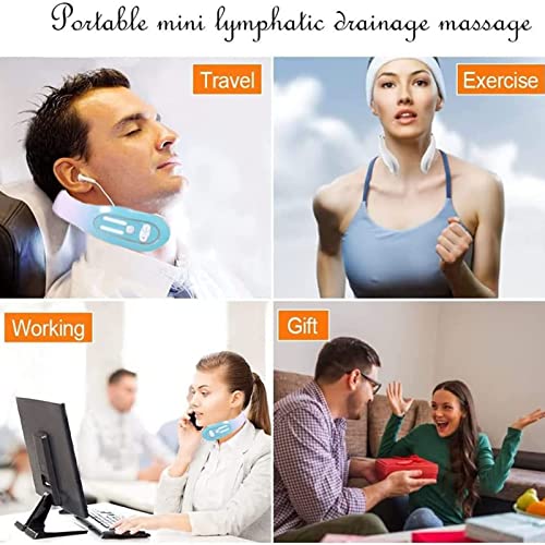 URPIZY Tragbares Elektrisches Nackenmassagegerät EMS-Halsakupunkturpunkt-Lymphvity-Massagegerät EMS Hals Akupunkte Lymphvity Massagegerät Gerät EMS Nackenpunkt Massagegerät Nacken-Massagegerät EMS - Image 6